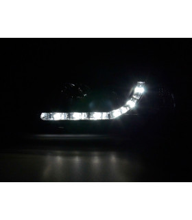 Phares - Phare Daylight LED Feux de jour LED Audi A3 type 8L 96-00 noir…