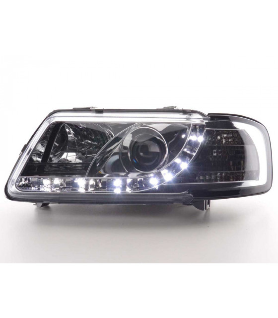 Phares - Phare Daylight LED DRL look Audi A3 type 8L 96-00 chrome…