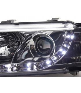 Phares - Phare Daylight LED DRL look Audi A3 type 8L 96-00 chrome…