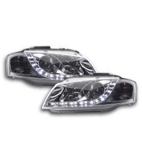 Phares - Phare Daylight LED DRL look Audi A3 type 8P 03-07 chrome…