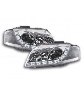 Phares - Phare Daylight LED feux de jour Audi A3 type 8P 03-08 chrome…