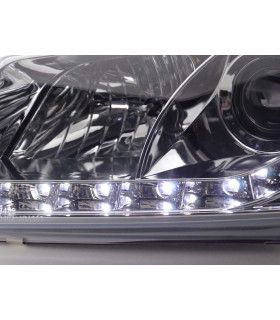 Phares - Phare Daylight LED DRL look Audi A3 type 8P 03-07 chrome…