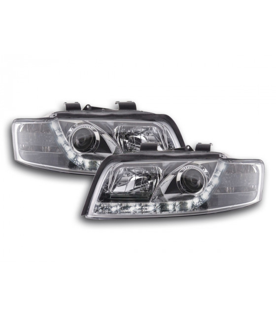 Phares - Phare Daylight LED Feux Diurnes Audi A4 Type 8E 01-04 Chrome…