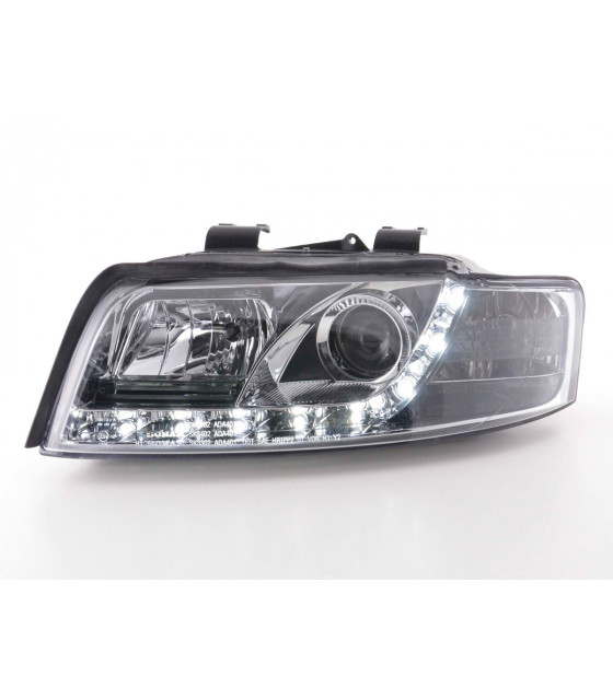 Phares - Phare Daylight LED Feux Diurnes Audi A4 Type 8E 01-04 Chrome…