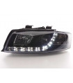 Phares - Phare Daylight LED DRL look Audi A4 type 8E 01-04 noir…