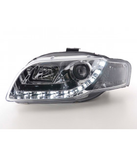 Phares - Phare Daylight LED feux de jour Audi A4 type 8E 04-08 chrome…