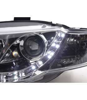 Phares - Phare Daylight LED DRL look Audi A4 type 8E 05-07 chrome…