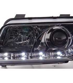 Phares - Phare Daylight LED DRL look Audi A4 type B5 95-99 chrome…