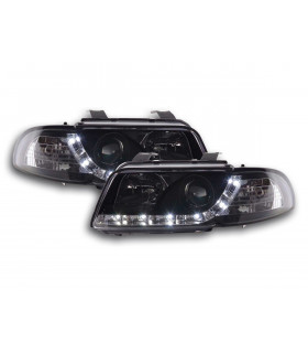 Phares - Phare Daylight LED DRL look Audi A4 type B5 95-99 noir…