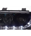 Phares - Phare Daylight LED DRL look Audi A4 type B5 95-99 noir…