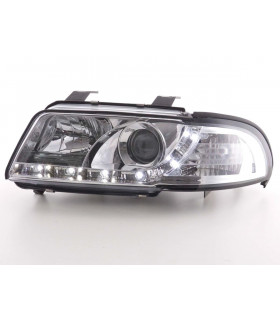 Phares - Phare Daylight LED DRL look Audi A4 type B5 99-01 chrome…