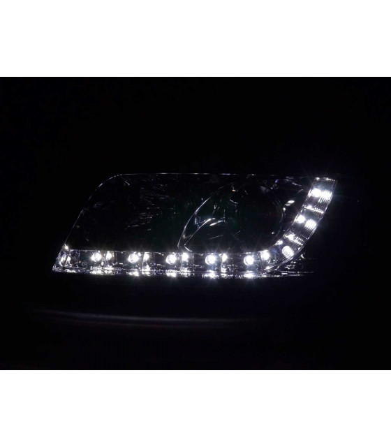 Phares - Phare Daylight LED DRL look Audi A6 type 4B 97-01 chrome…