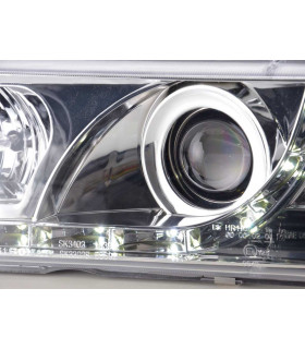 Phares - Phare Daylight LED DRL look BMW 3er Limo type E36 92-98 chrome…