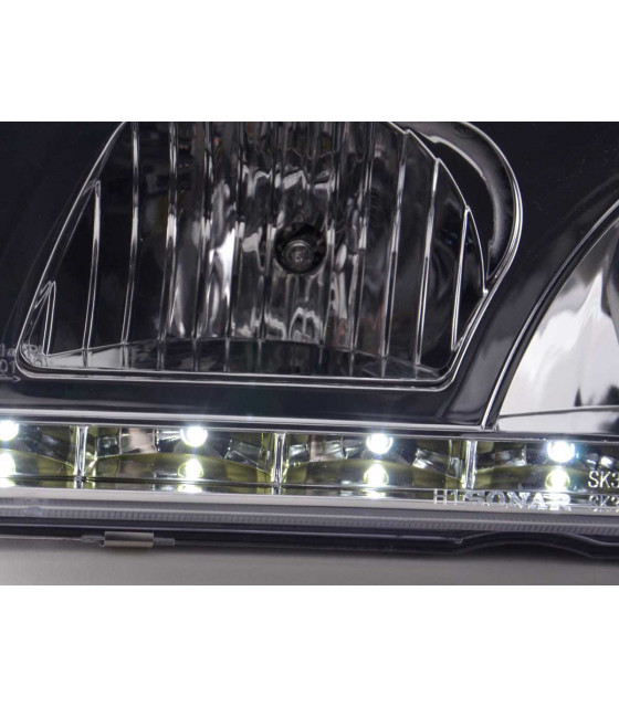 Phares - Phare Daylight LED DRL look BMW 3er Limo type E36 92-98 chrome…