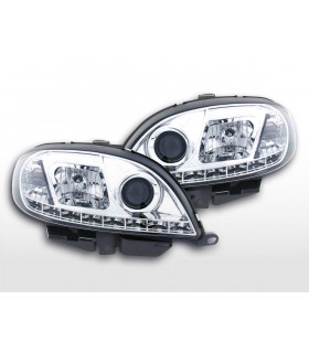 Phares - Phare Daylight LED DRL look Citroen Saxo 00-02 chrome…