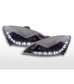 Phares - Phare Daylight à LED DRL look Ford Focus 3/4/5 portes. 98-01 noir…