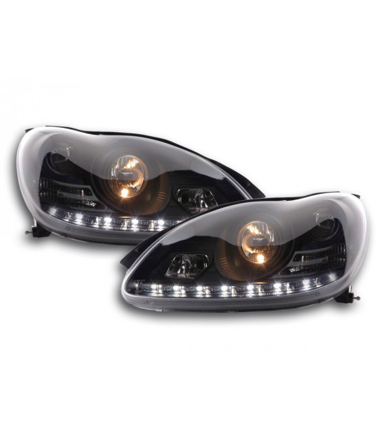 Phares - Phare Daylight LED DRL look Mercedes Classe S W220 02-05 noir…