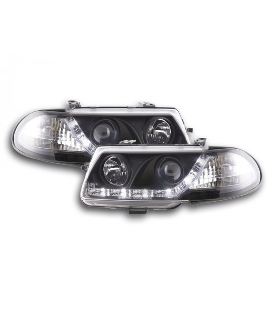 Phares - Phare Daylight LED DRL look Opel Astra F 95-97 noir…