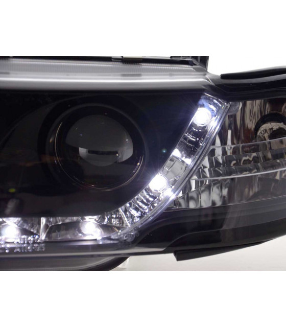 Phares - Phare Daylight LED DRL look Opel Astra F 95-97 noir…