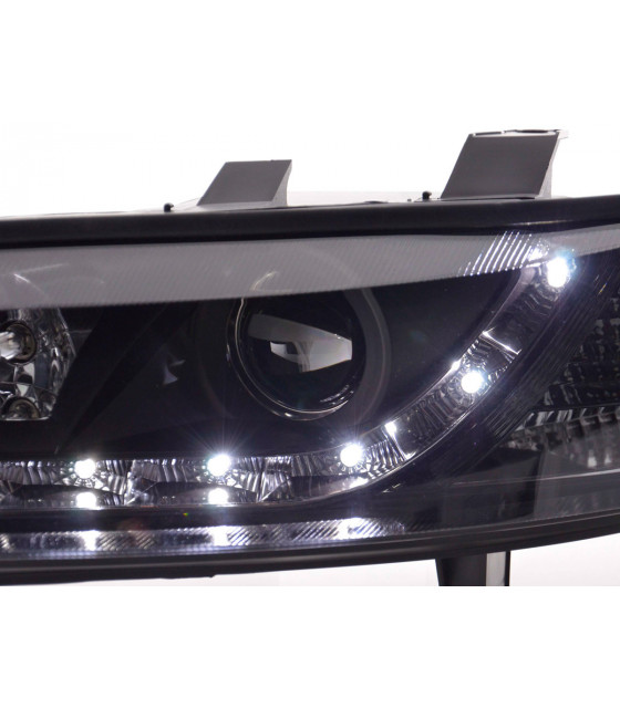 Phares - Phare Daylight LED DRL look Opel Vectra B 99-02 noir…