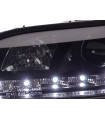 Phares - Phare Daylight LED DRL look Opel Vectra B 99-02 noir…