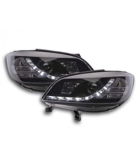 Phares - Phare Daylight LED DRL look Opel Zafira A 99-04 noir…