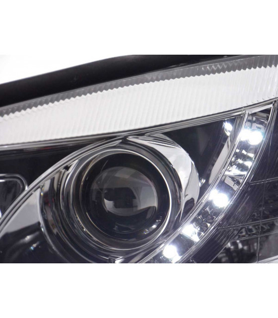 Phares - Phare Daylight LED DRL look Opel Zafira A 99-04 chrome…