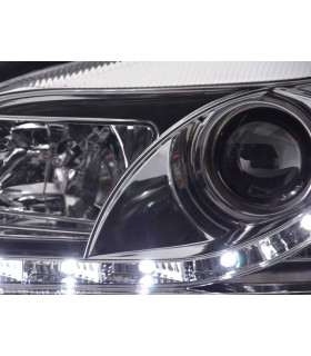 Phares - Phare Daylight LED DRL look Opel Zafira A 99-04 chrome…