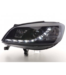 Phares - Phare Daylight LED DRL look Opel Zafira A 99-04 noir…