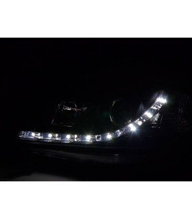 Phares - Phare Daylight LED DRL look Opel Zafira A 99-04 noir…