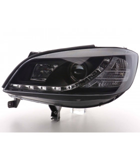 Phares - Phare Daylight LED DRL look Opel Zafira A 99-04 noir…