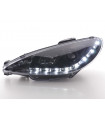 Phares - Phare Daylight LED Feux Diurnes Peugeot 206 Type S16 98- Noir…