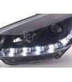 Phares - Phare Daylight LED Feux Diurnes Peugeot 206 Type S16 98- Noir…