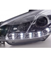 Phares - Phare Daylight LED DRL look Peugeot 206 98- chrome…