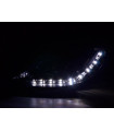 Phares - Phare Daylight LED DRL look Peugeot 206 98- noir…