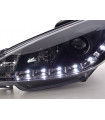 Phares - Phare Daylight LED DRL look Peugeot 206 98- noir…