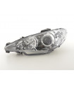 Phares - Phare Daylight LED DRL look Peugeot 206 98-05 chrome…