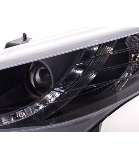 Phares - Phare Daylight LED DRL look Peugeot 207 06- noir…