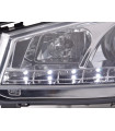 Phares - Phare Daylight à LED DRL look Renault Megane 2 3/5 portes.