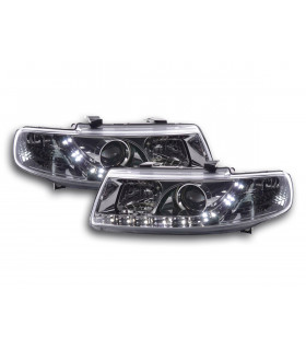 Phares - Phare Daylight LED look DRL Seat Leon type 1M 99-05 chrome…