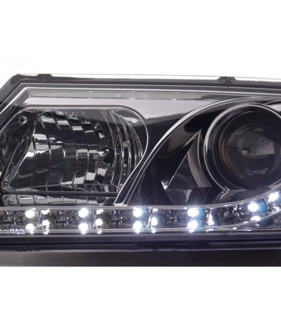 Phares - Phare Daylight LED DRL look Skoda Octavia type 1Z 04-08 chrome…