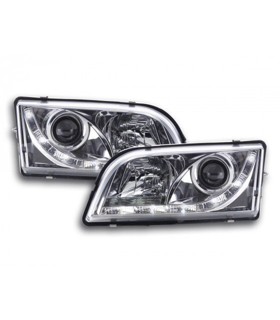 Phares - Phare Daylight LED DRL look Volvo S40 / V40 type V 96-04 chrome…