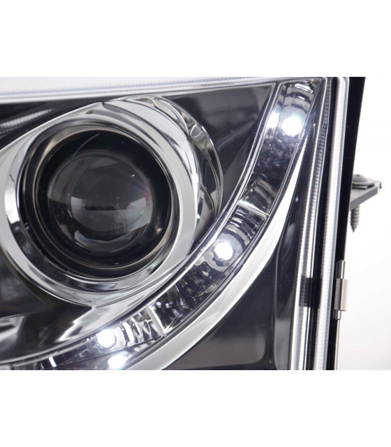 Phares - Phare Daylight LED DRL look Volvo S40 / V40 type V 96-04 chrome…