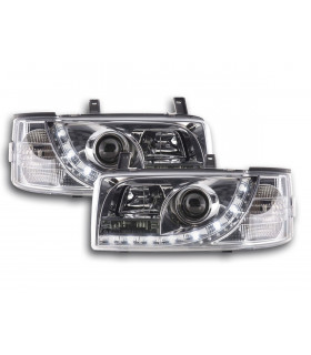 Phares - Phare Daylight LED DRL look VW Bus type T4 90-03 chrome…