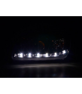 Phares - Phare Daylight LED DRL look VW Bora type 1J 99-04 noir…