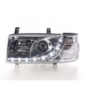 Phares - Phare Daylight LED DRL look VW Bus type T4 90-03 chrome…