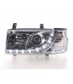 Phares - Phare Daylight LED DRL look VW Bus type T4 90-03 chrome…