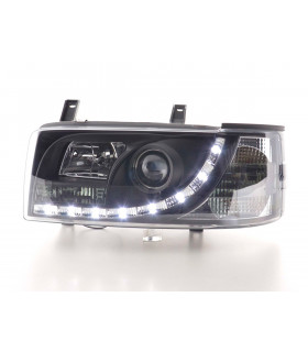 Phares - Phares Daylight LED look DRL VW Bus type T4 90-96 noir…