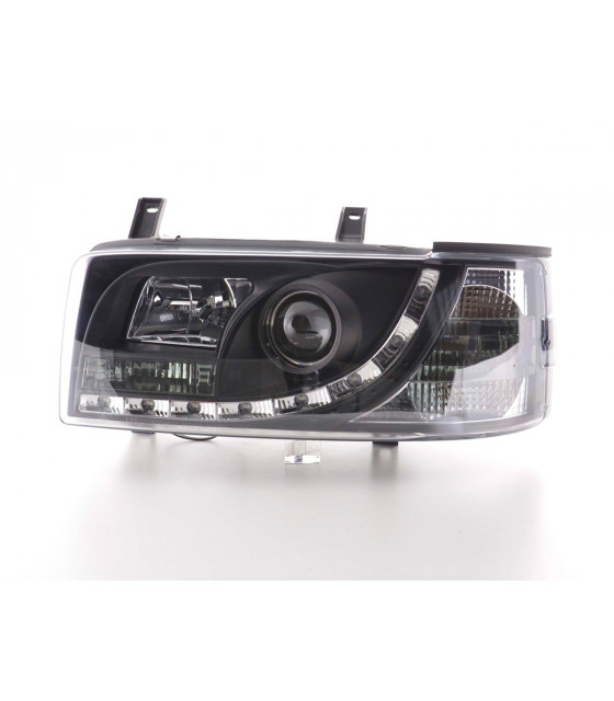 Phares - Phares Daylight LED look DRL VW Bus type T4 90-96 noir…