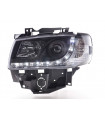 Phares - Phare Daylight LED look DRL bus VW type T4 96-03 noir…